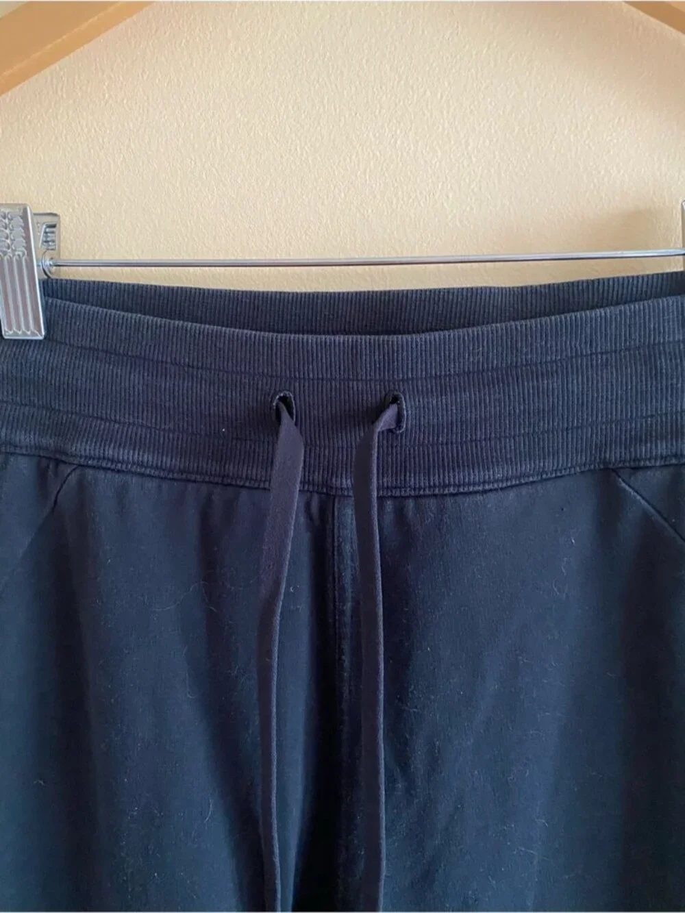 Lululemon Scuba High-Rise French Terry Jogger Woman 6 Black Gym Workout 2022